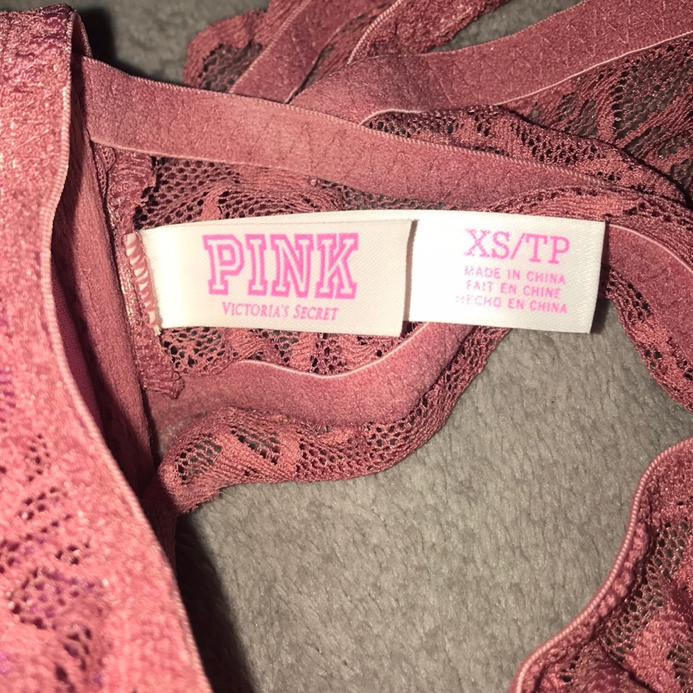 Pink Lace Bralette - Picture 2 of 2